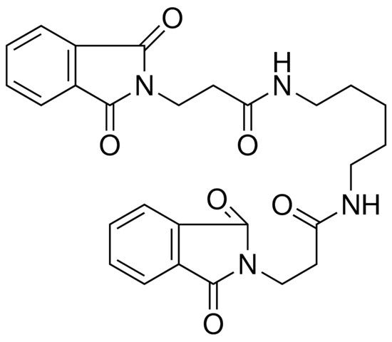 3-(1,3-DIOXO-1,3-DIHYDRO-2H-ISOINDOL-2-YL)-N-(5-{[3-(1,3-DIOXO-1,3-DIHYDRO-2H-ISOINDOL-2-YL)PROPANOYL]AMINO}PENTYL)PROPANAMIDE