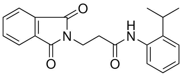 3-(1,3-DIOXO-1,3-DIHYDRO-ISOINDOL-2-YL)-N-(2-ISOPROPYL-PHENYL)-PROPIONAMIDE