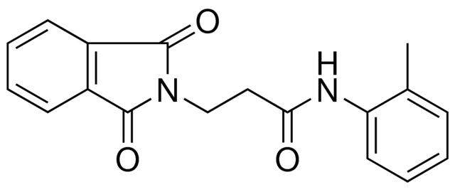 3-(1,3-DIOXO-1,3-DIHYDRO-ISOINDOL-2-YL)-N-O-TOLYL-PROPIONAMIDE