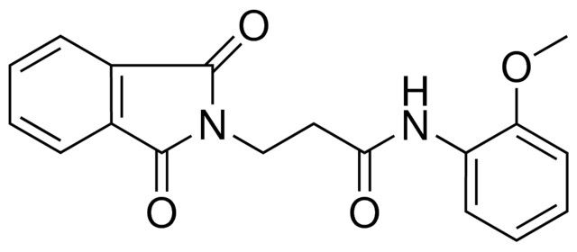 3-(1,3-DIOXO-1,3-DIHYDRO-ISOINDOL-2-YL)-N-(2-METHOXY-PHENYL)-PROPIONAMIDE