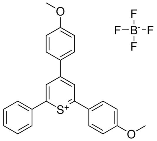 2,4-BIS-(4-METHOXY-PHENYL)-6-PHENYL-THIOPYRANYLIUM, TETRAFLUORO BORATE