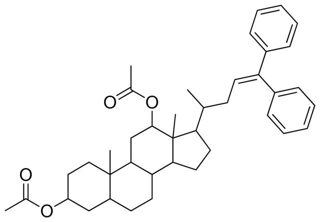 12-(acetyloxy)-24,24-diphenylchol-23-en-3-yl acetate