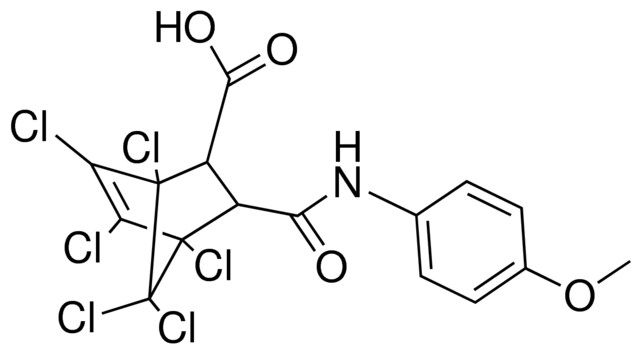 145677-HEXACHLORO-3-(N-(4-METHOXYPHENYL)CARBAMOYL)-5-NORBORNEN-2-CARBOXYLIC ACID