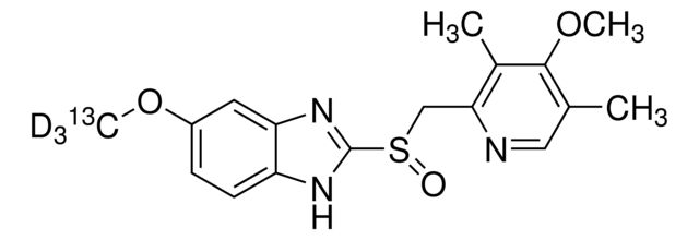 Omeprazole-<sup>13</sup>C,D<sub>3</sub> solution