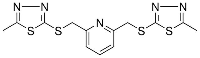 2,6-BIS-(5-METHYL-(1,3,4)THIADIAZOL-2-YLSULFANYLMETHYL)-PYRIDINE