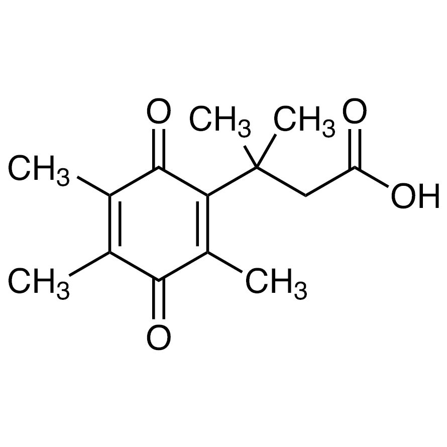 3-Methyl-3-(2,4,5-trimethyl-3,6-dioxocyclohexa-1,4-dien-1-yl)butanoic Acid