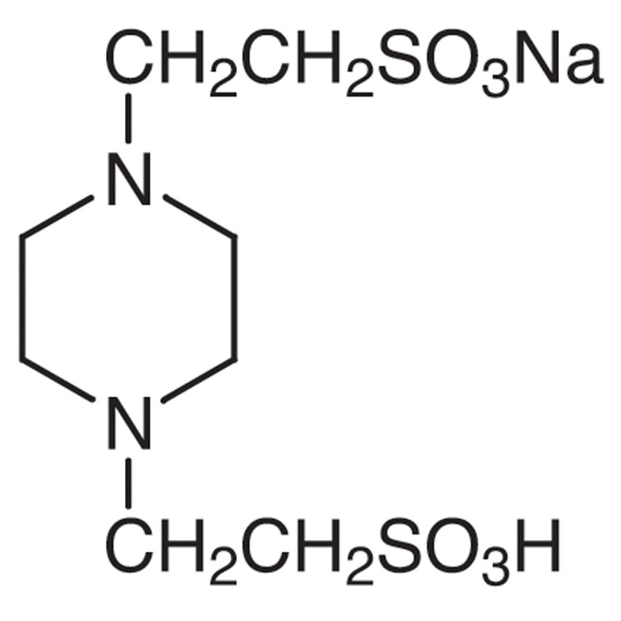 Piperazine-1,4-bis(2-ethanesulfonic Acid) Monosodium Salt [Good's buffer component for biological research]