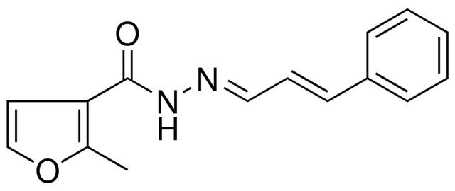 2-METHYL-FURAN-3-CARBOXYLIC ACID (3-PHENYL-ALLYLIDENE)-HYDRAZIDE