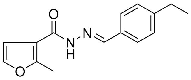 2-METHYL-FURAN-3-CARBOXYLIC ACID (4-ETHYL-BENZYLIDENE)-HYDRAZIDE