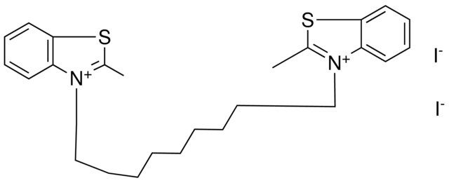 2-METHYL-3-[10-(2-METHYL-1,3-BENZOTHIAZOL-3-IUM-3-YL)DECYL]-1,3-BENZOTHIAZOL-3-IUM DIIODIDE