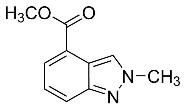 2-Methyl-2<i>H</i>-indazole-4-carboxylic acid methyl ester