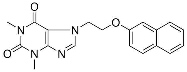 1,3-DIMETHYL-7-(2-(2-NAPHTHYLOXY)ETHYL)-3,7-DIHYDRO-1H-PURINE-2,6-DIONE