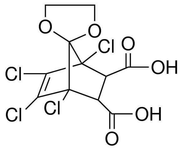 1,2,3,4-TETRACHLOROSPIRO[BICYCLO[2.2.1]HEPT[2]ENE-7,2'-[1,3]DIOXOLANE]-5,6-DICARBOXYLIC ACID