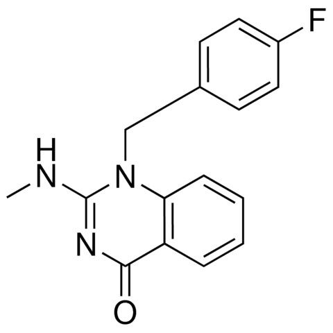 1,4-DIHYDRO-1-(4-FLUOROBENZYL)-2-METHYLAMINO-4-QUINAZOLINONE