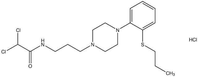 2,2-dichloro-N-(3-{4-[2-(propylsulfanyl)phenyl]-1-piperazinyl}propyl)acetamide hydrochloride