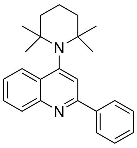 2-PHENYL-4-(2,2,6,6-TETRAMETHYL-1-PIPERIDINYL)QUINOLINE