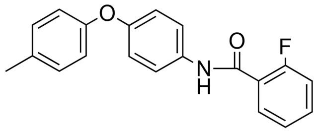 2-FLUORO-N-(4-P-TOLYLOXY-PHENYL)-BENZAMIDE