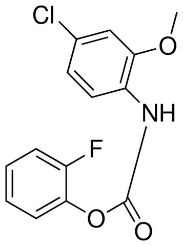 2-FLUOROPHENYL N-(4-CHLORO-2-METHOXYPHENYL)CARBAMATE