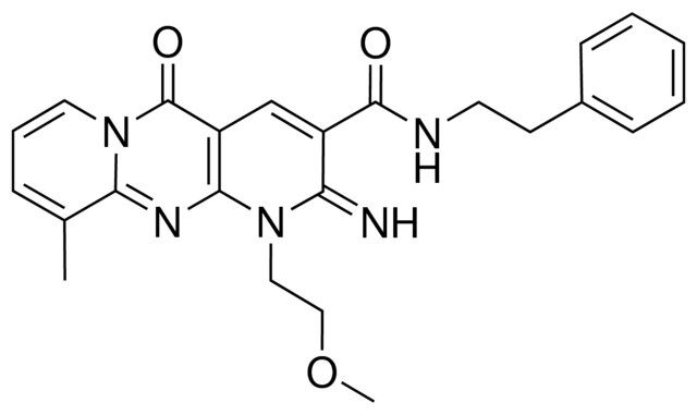 2-IMINO-1-(2-METHOXYETHYL)-10-METHYL-5-OXO-N-(2-PHENYLETHYL)-1,5-DIHYDRO-2H-DIPYRIDO[1,2-A:2,3-D]PYRIMIDINE-3-CARBOXAMIDE