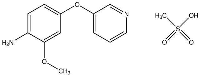 2-methoxy-4-(3-pyridinyloxy)aniline methanesulfonate