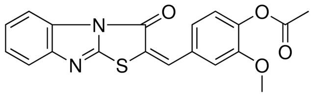 2-METHOXY-4-[(E)-(3-OXO[1,3]THIAZOLO[3,2-A]BENZIMIDAZOL-2(3H)-YLIDENE)METHYL]PHENYL ACETATE