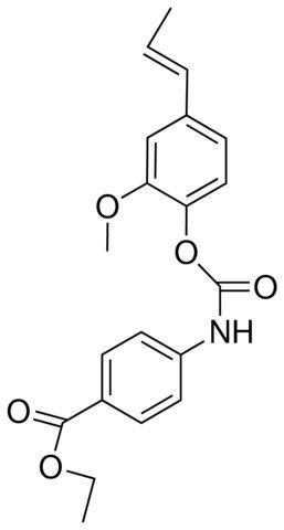 2-METHOXY-4-(1-PROPENYL)PHENYL N-(4-(ETHOXYCARBONYL)PHENYL)CARBAMATE