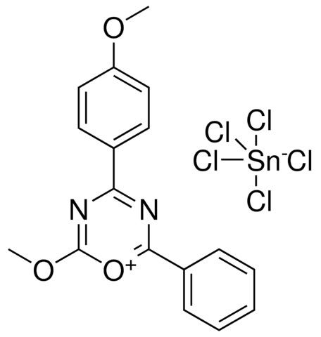 2-METHOXY-4-(4-METHOXYPHENYL)-6-PHENYL-1,3,5-OXADIAZIN-1-IUM PENTACHLOROSTANNATE(1-)