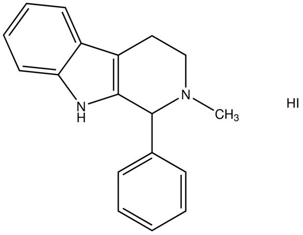 2-methyl-1-phenyl-2,3,4,9-tetrahydro-1H-beta-carboline hydroiodide