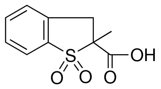 2-METHYL-1,1-DIOXO-2,3-DIHYDRO-1H-BENZO(B)THIOPHENE-2-CARBOXYLIC ACID