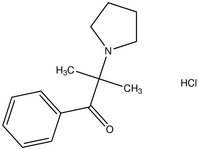 2-methyl-1-phenyl-2-(1-pyrrolidinyl)-1-propanone hydrochloride