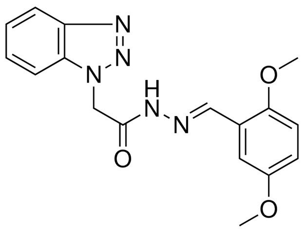 2-BENZOTRIAZOL-1-YL-ACETIC ACID (2,5-DIMETHOXY-BENZYLIDENE)-HYDRAZIDE