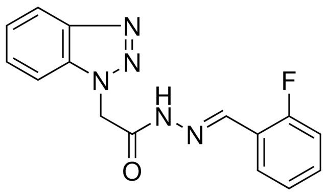 2-BENZOTRIAZOL-1-YL-ACETIC ACID (2-FLUORO-BENZYLIDENE)-HYDRAZIDE