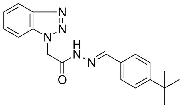 2-BENZOTRIAZOL-1-YL-ACETIC ACID (4-TERT-BUTYL-BENZYLIDENE)-HYDRAZIDE