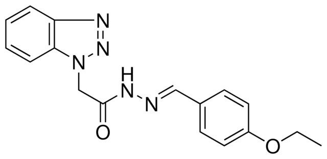 2-BENZOTRIAZOL-1-YL-ACETIC ACID (4-ETHOXY-BENZYLIDENE)-HYDRAZIDE