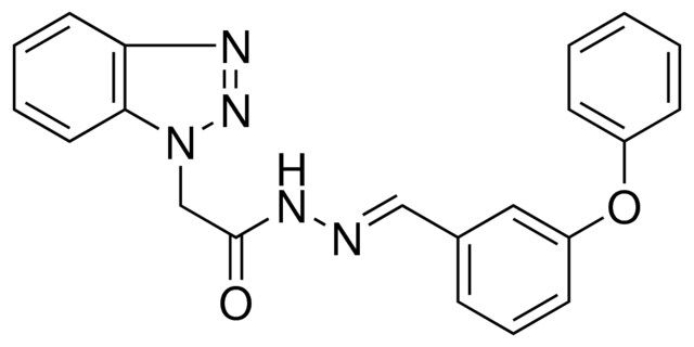 2-BENZOTRIAZOL-1-YL-ACETIC ACID (3-PHENOXY-BENZYLIDENE)-HYDRAZIDE