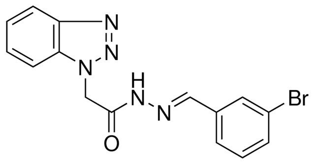 2-BENZOTRIAZOL-1-YL-ACETIC ACID (3-BROMO-BENZYLIDENE)-HYDRAZIDE