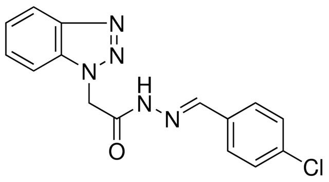 2-BENZOTRIAZOL-1-YL-ACETIC ACID (4-CHLORO-BENZYLIDENE)-HYDRAZIDE