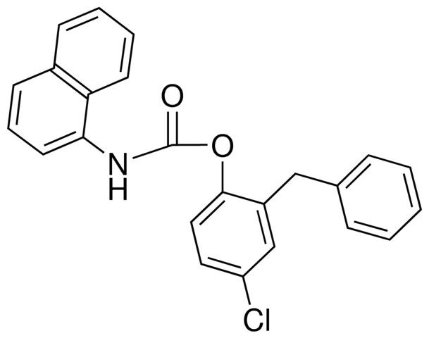 2-BENZYL-4-CHLOROPHENYL N-(1-NAPHTHYL)CARBAMATE