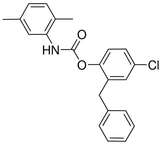 2-BENZYL-4-CHLOROPHENYL N-(2,5-DIMETHYLPHENYL)CARBAMATE