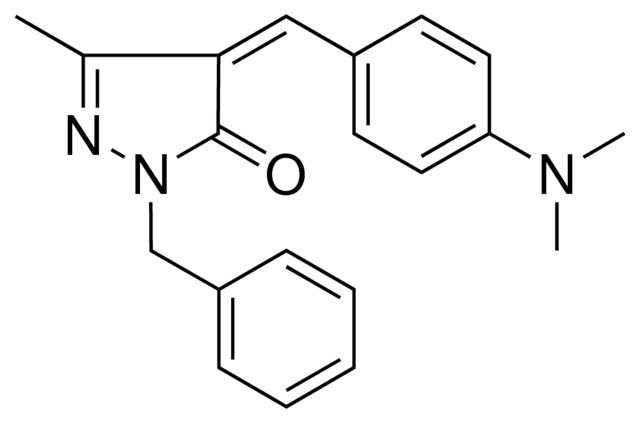 2-BENZYL-4-(4-DIMETHYLAMINO-BENZYLIDENE)-5-METHYL-2,4-DIHYDRO-PYRAZOL-3-ONE