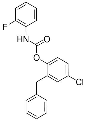 2-BENZYL-4-CHLOROPHENYL N-(2-FLUOROPHENYL)CARBAMATE