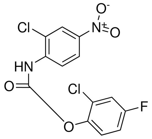 2-CHLORO-4-FLUOROPHENYL N-(2-CHLORO-4-NITROPHENYL)CARBAMATE