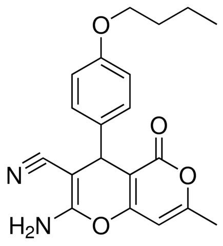 2-AMINO-4-(4-BUTOXY-PH)-7-METHYL-5-OXO-4H,5H-PYRANO(4,3-B)PYRAN-3-CARBONITRILE