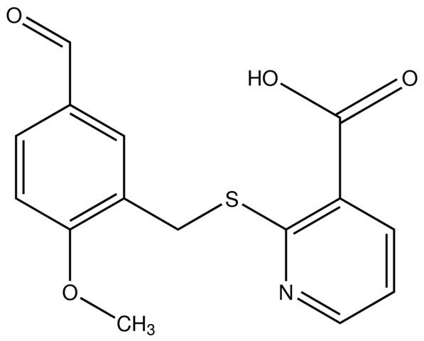 2-(5-Formyl-2-methoxybenzylthio)nicotinic acid