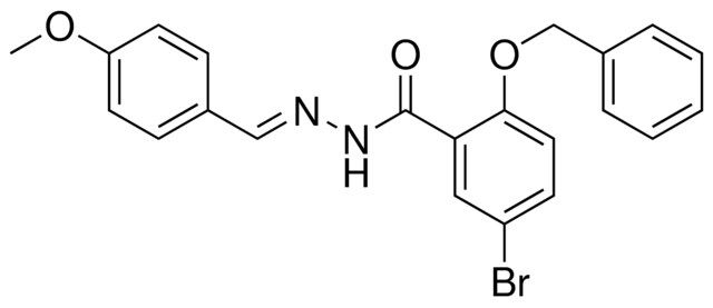 2-(BENZYLOXY)-5-BROMO-N'-(4-METHOXYBENZYLIDENE)BENZOHYDRAZIDE