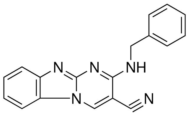 2-(BENZYLAMINO)PYRIMIDO(1,2-A)BENZIMIDAZOLE-3-CARBONITRILE