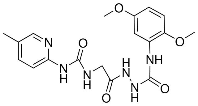 2-(5-METHYL-2-PYRIDYLUREIDO)ACETIC N2-(N-(2,5-DIMETHOXY-PH)CARBAMOYL)HYDRAZIDE