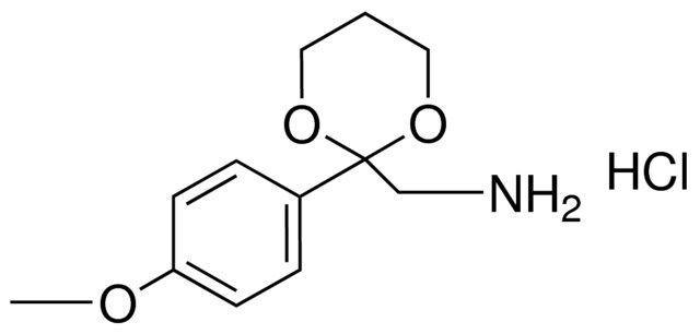 2-(AMINOMETHYL)-2-(4-METHOXYPHENYL)-1,3-DIOXOLANE HYDROCHLORIDE