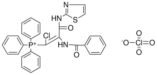 [2-(BENZOYLAMINO)-1-CHLORO-3-OXO-3-(1,3-THIAZOL-2-YLAMINO)-1-PROPENYL](TRIPHENYL)PHOSPHONIUM PERCHLORATE