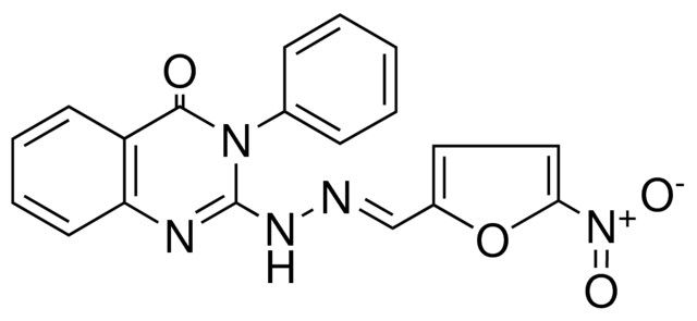 2-(N'-(5-NITRO-FURAN-2-YLMETHYLENE)-HYDRAZINO)-3-PHENYL-3H-QUINAZOLIN-4-ONE